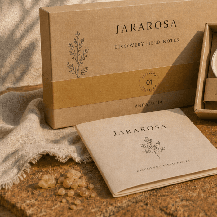 Raw ingredients for Jararosa 体验套装 — Andalusian campo botanicals