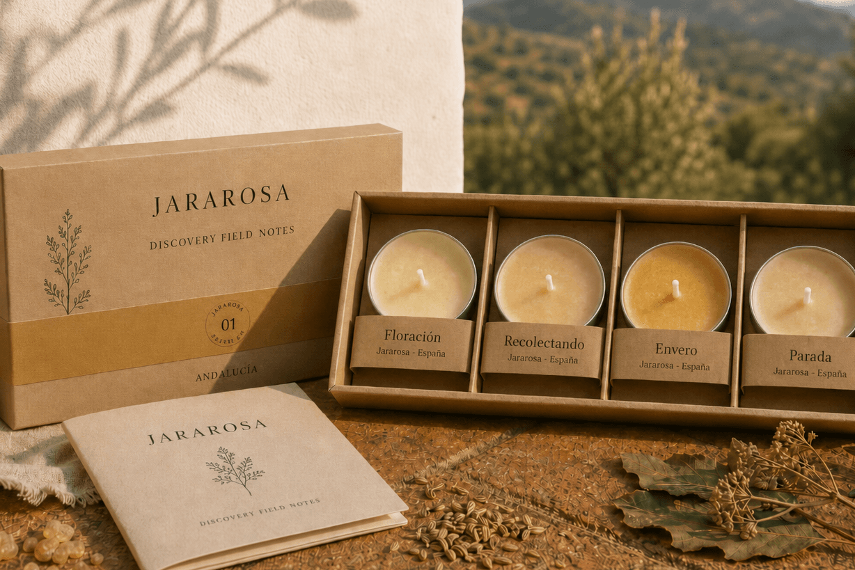 Jararosa 体验套装 — Jararosa small-batch Andalusian home fragrance