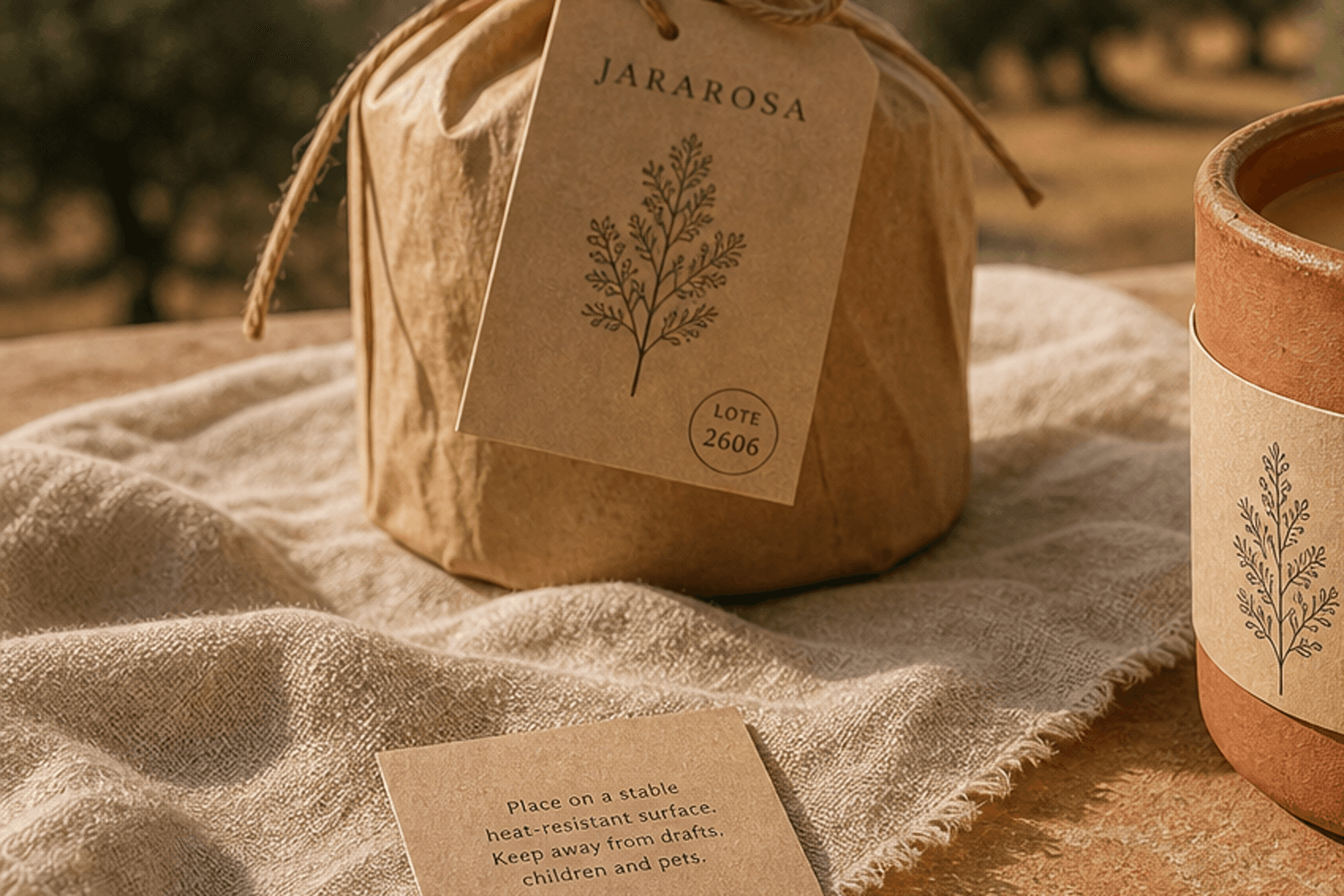 Raw ingredients for Vela de Campo — Andalusian campo botanicals