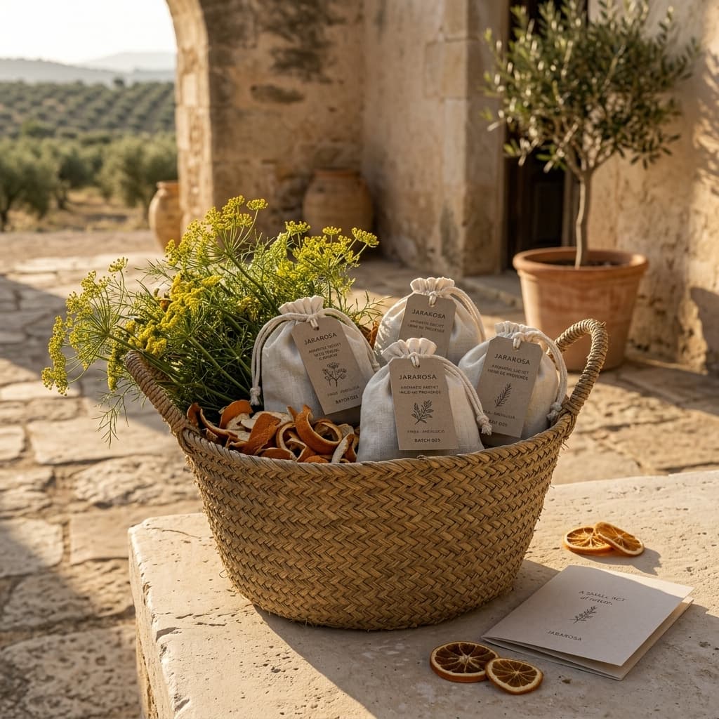 Wardrobe Sachets (Set of 3) — hand-crafted on our Andalusian finca